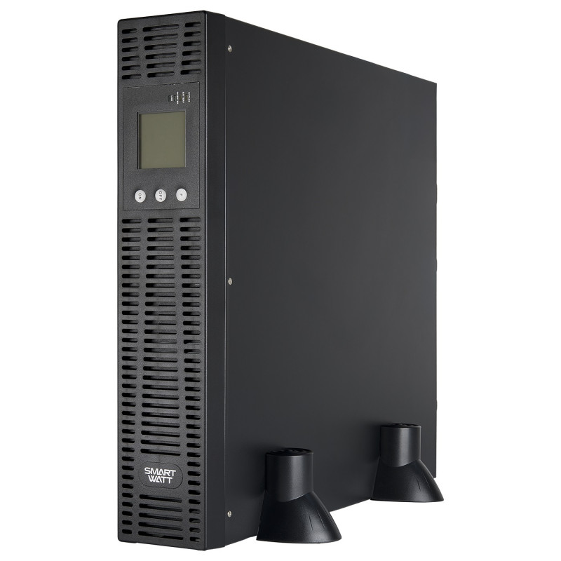 Источник бесперебойного питания SMARTWATT UPS SECURE EURO 2kVA L, онлайн, мощность 2000/1800 ВА/Вт, стоечный/напольный, LCD дисп