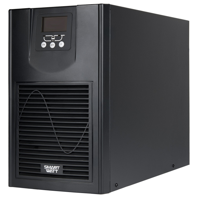Источник бесперебойного питания SMARTWATT UPS MASTER IEC 2kVA, онлайн, мощность 2000/1800 ВА/Вт, напольный, LCD дисплей, IEC13 -