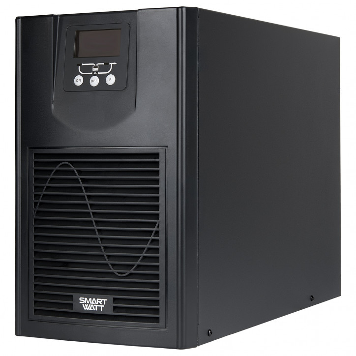 Источник бесперебойного питания SMARTWATT UPS MASTER IEC 2kVA, онлайн, мощность 2000/1800 ВА/Вт, напольный, LCD дисплей, IEC13 -