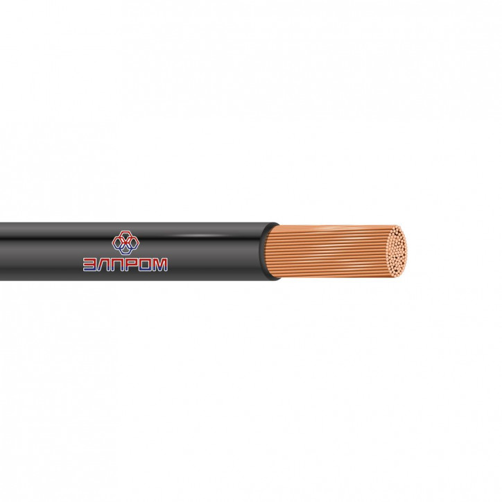 Провод силовой ПуГВ 1х1.5 черный (бухта) Провод силовой ПуГВ 1х1.5 черный (бухта)