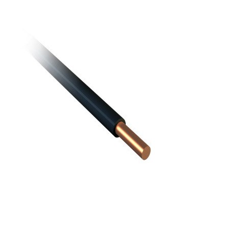 Провод установочный ПуВ 1х16  черный многопроволочный