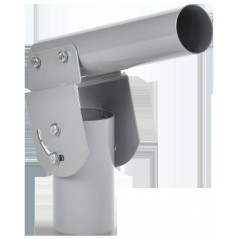 Кронштейн КР-3 D-48 L-230 на трубу регулируемый угол серый IEK