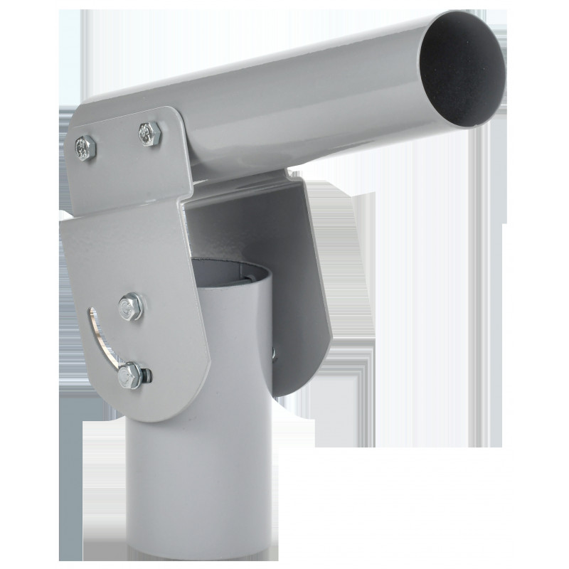 Кронштейн КР-3 D-48 L-230 на трубу регулируемый угол серый IEK