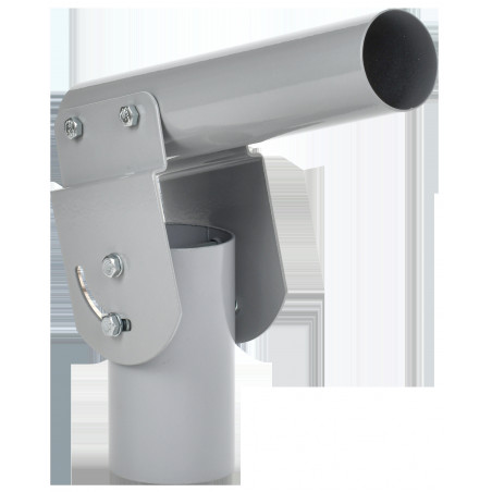 Кронштейн КР-3 D-48 L-230 на трубу регулируемый угол серый IEK