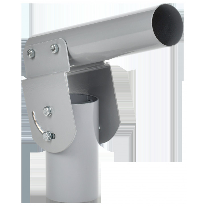 Кронштейн КР-3 D-48 L-230 на трубу регулируемый угол серый IEK