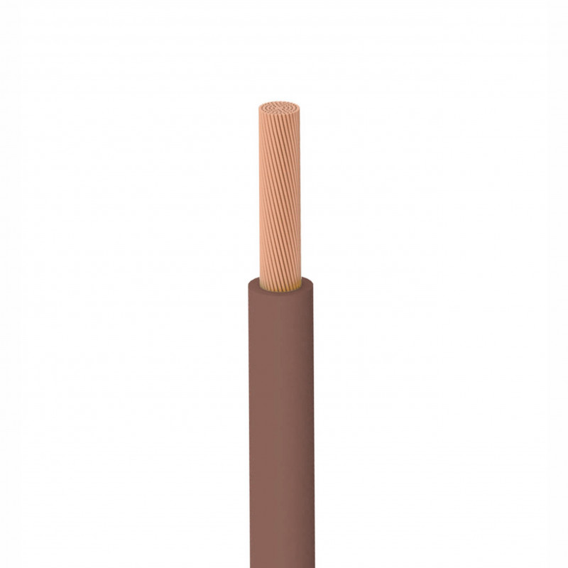 Провод силовой ПуГВ 1х0,5коричневый