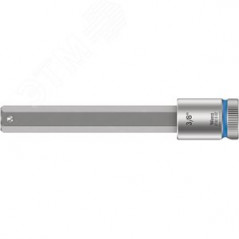 Головка торцевая 8740 B Hex-Plus HF Zyklop со вставкой под внутренний шестигранник DR 3/8 с функцией фиксации крепежа 3/8X100 мм