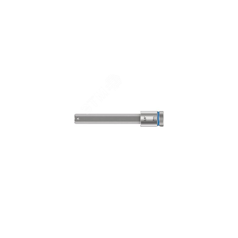 Головка торцевая 8740 B Hex-Plus HF Zyklop со вставкой под внутренний шестигранник DR 3/8 с функцией фиксации крепежа 3/8X100 мм