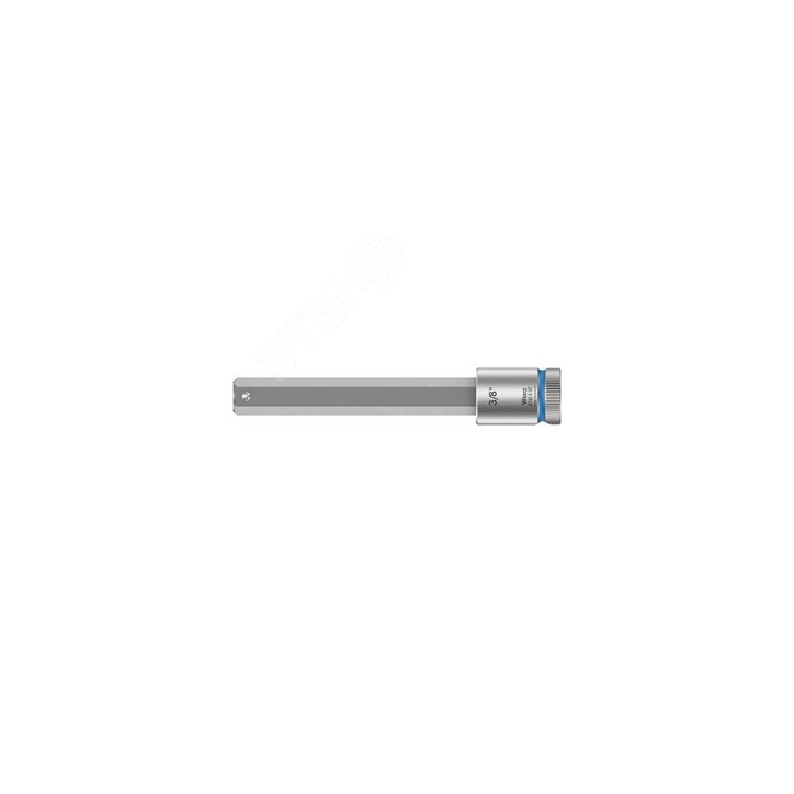 Головка торцевая 8740 B Hex-Plus HF Zyklop со вставкой под внутренний шестигранник DR 3/8 с функцией фиксации крепежа 3/8X100 мм