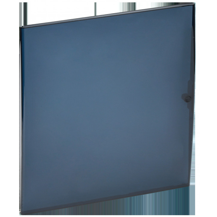 Дверца для корпуса пластикового ЩРН(В)-П-54 IP41 черная прозрачная TEKFOR