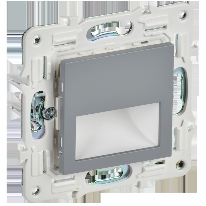 SKANDY Подсветка LED встраиваемая SK-L01Gr серый IEK SKANDY Подсветка LED встраиваемая SK-L01Gr серый IEK