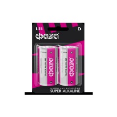 Элемент питания LR20 Super Alkaline, блистер, 2шт.