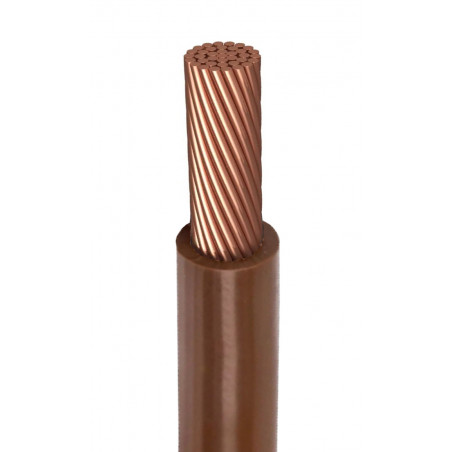 Провод силовой ПуГВ 1х6 коричневый