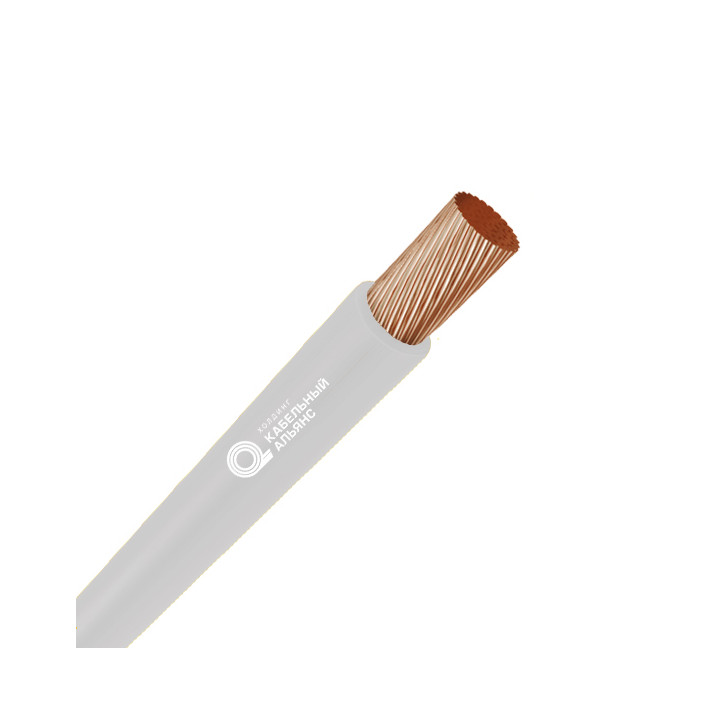 Кабель силовой ПуГВнг(А)-LS 1х1,5 Белый 450/750В