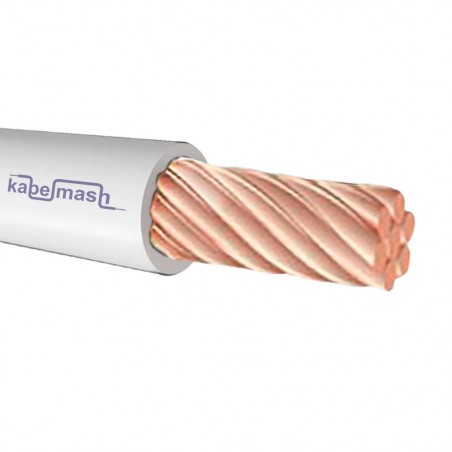 Провод силовой ПуВ 1х50к белый