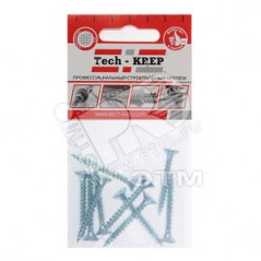 Шуруп универсальный 5х40 потайная головка, остроконечный, оцинкованный (10шт) - пакет