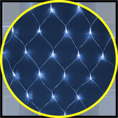 Гирлянда новогодняя светодиодная NGF-N01-240B-12-2x1.5м-230-TR-IP44