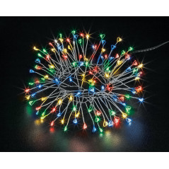 Гирлянда новогодняя светодиодная NGF-ML-001-01 роса RGBY 60 микро 3м 230В