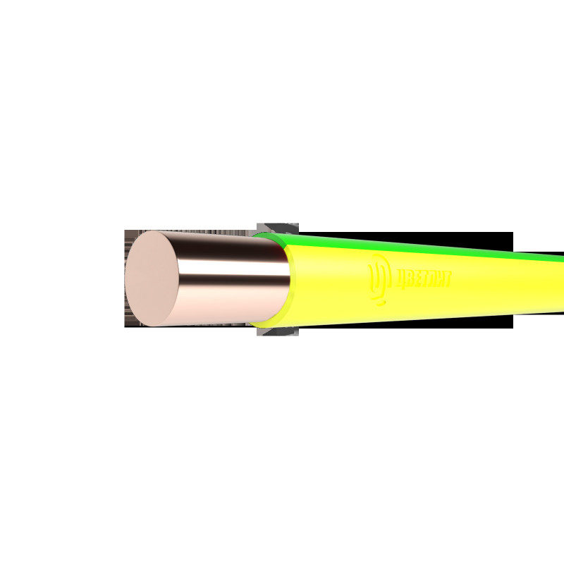 Провод силовой ПуВнг(A)-LSLTx 1х50 зелено-желтый