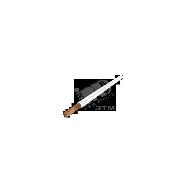 Провод силовой ПуГВнг (А)-LS 1х4 белый бухта многопроволочный