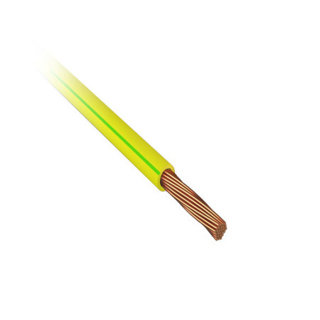 Провод ПГВА 10 желто-зеленый
