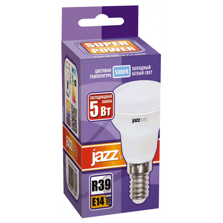Лампа светодиодная рефлекторная LED 5Вт R39 E14 холодный 230V/50Hz SP Лампа светодиодная рефлекторная LED 5Вт R39 E14 холодный 230V/50Hz SP