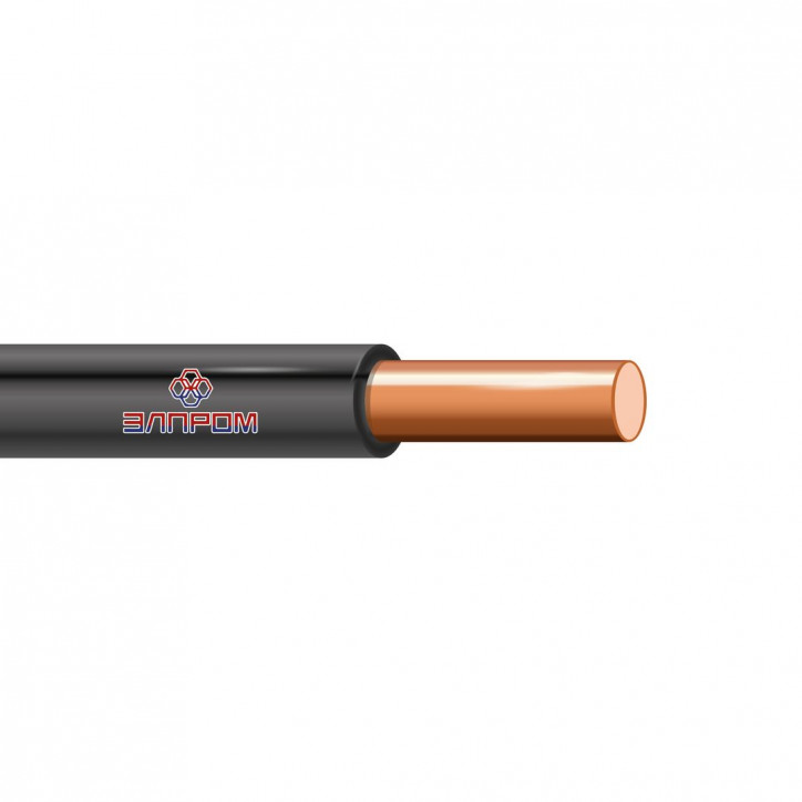 Провод ПуВ 1х10 черный (бухта)