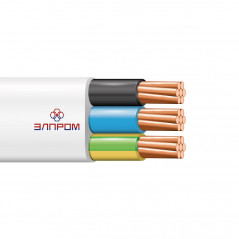 Провод силовой ПуГВВ 3х4 белый(100м)