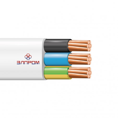 Провод силовой ПуГВВ 3х4 белый(100м)