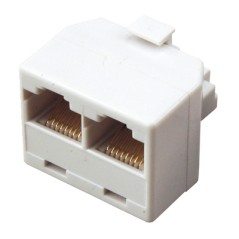 Двойник компьютерный RJ-45(8P-8C) (штекер - 2 гнезда),