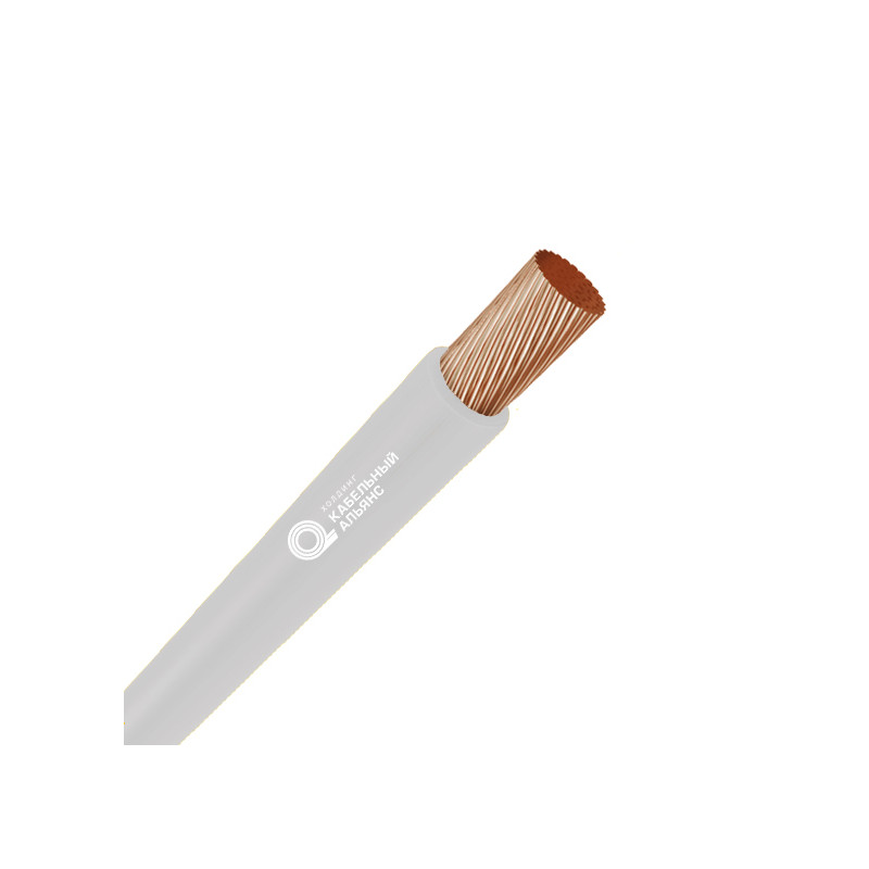 Кабель силовой ПуГВнг(А)-LS 1х2,5 Бело-Синий 450/750В