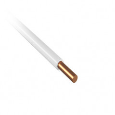 Провод установочный ПуВ 1х16  белый однопроволочный