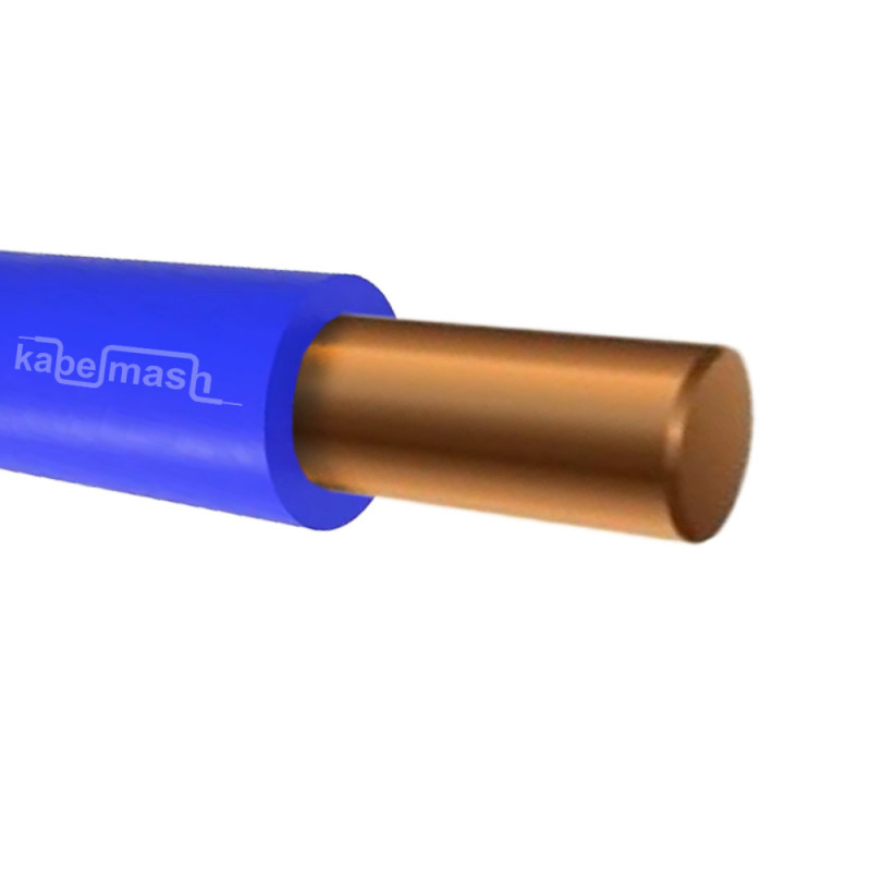 Провод силовой ПуВ 1х4ок синий (100м)