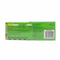 Батарейка алкалиновая GP Super Alkaline 15А АA - 40 шт. в пленке