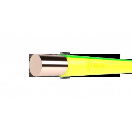 Провод силовой ПуВнг(A)-LS 1х1,5 зелено-желтый