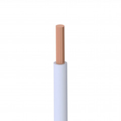 Провод силовой ПУВ 1х1белый