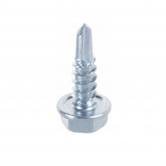 Саморез DIN7504K 4.8х16 шестигранная голова сверлоконечный оцинкованный (10 шт.)