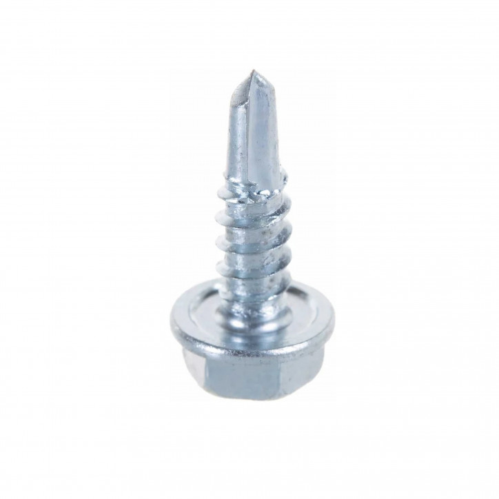 Саморез DIN7504K 4.8х16 шестигранная голова сверлоконечный оцинкованный (10 шт.)