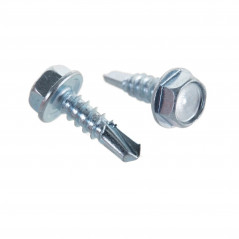 Саморез DIN7504K 4.8х16 шестигранная голова сверлоконечный оцинкованный (10 шт.)