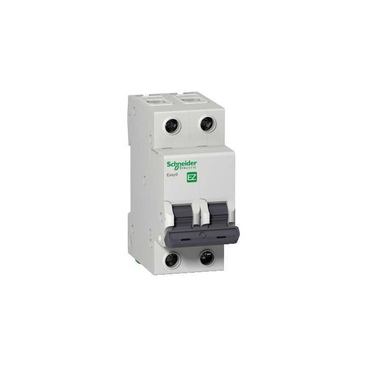 Выключатель автоматический двухполюсный 10A C 4.5кА EASY 9
