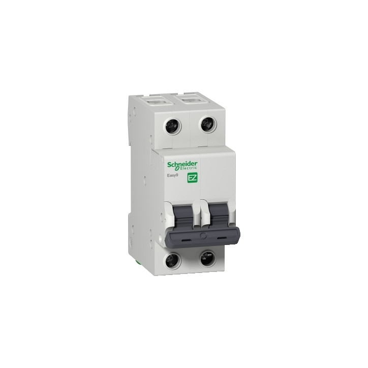 Выключатель автоматический двухполюсный 10A C 4.5кА EASY 9