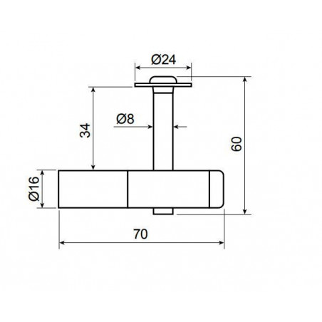Замок навесной С-Пб ЗНВ 2 d-8 мм, 1 ключ одна секретность (40)
