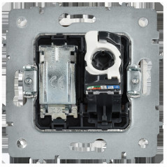 BRITE Розетка двойная TV+RJ45 кат.5E РТВ/РК12-БрАБ арктический белый IEK