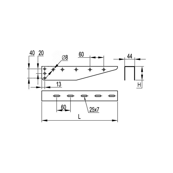Консоль ВМ 400 мм