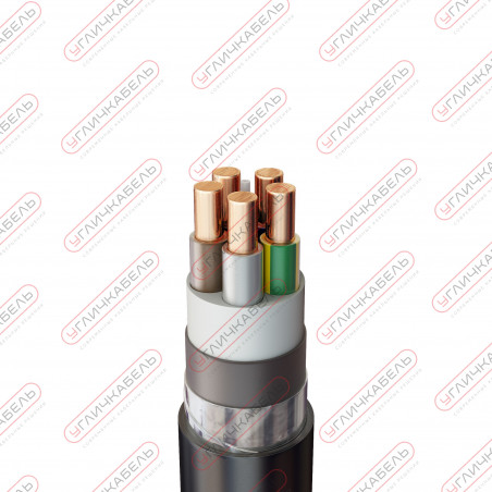 Кабель силовой ВБШв 5х6 ок(N,PE)-0,66