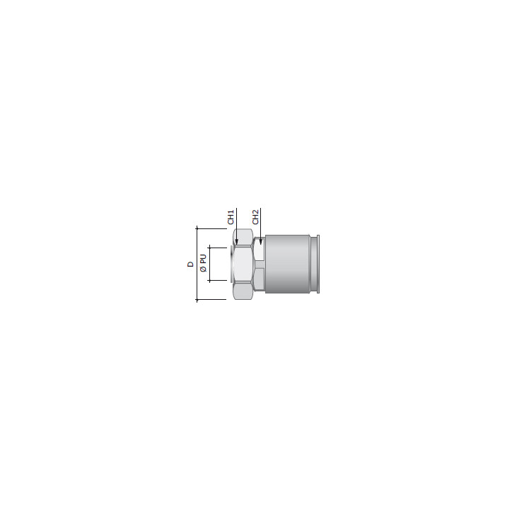 Муфта металлорукав DN-35-жесткая труба D-40мм IP66/IP67 нержавеющая сталь AISI 316L Муфта металлорукав DN-35-жесткая труба D-40мм IP66/IP67 нержавеющая сталь AISI 316L