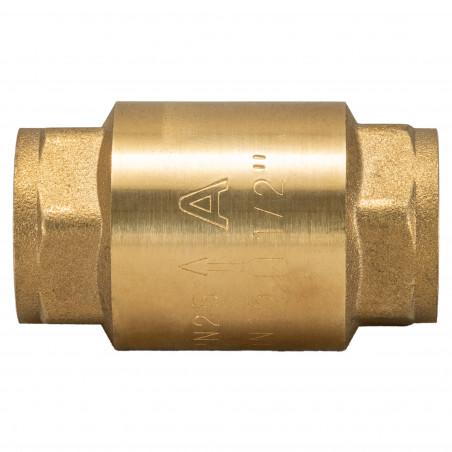 Клапан обратный с латунным сердечником ВВ 1/2'