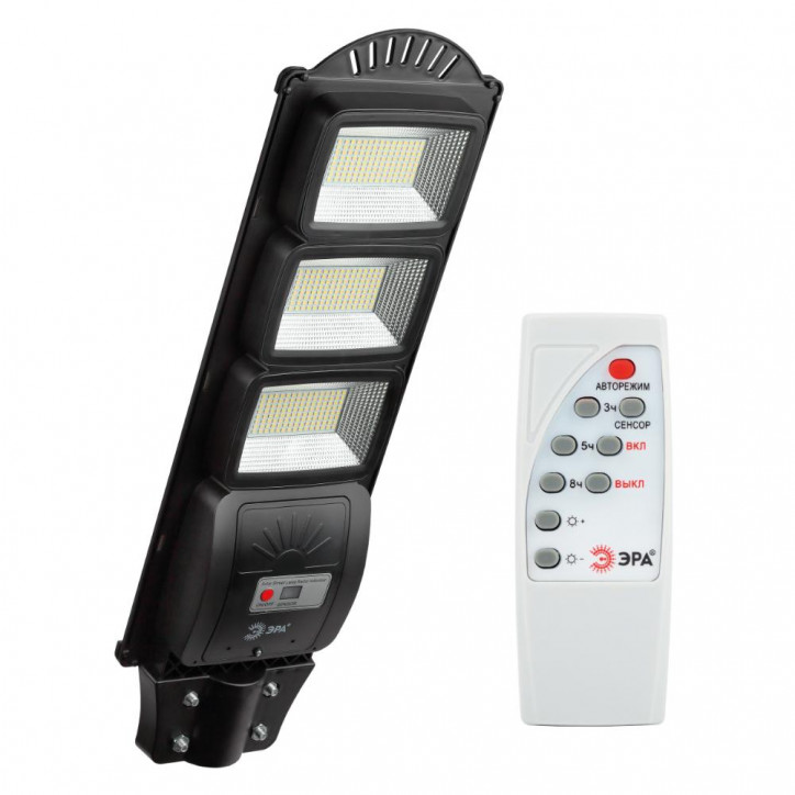 Консольный светильник на солн. бат.,SMD, 60W, с датч. движ., ПДУ,1000lm, 5000К, IP65