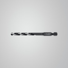 Набор сверл по металлу для винтовёртов и шуруповертов IMPACT READY, НЕХ-1/4", 10 шт