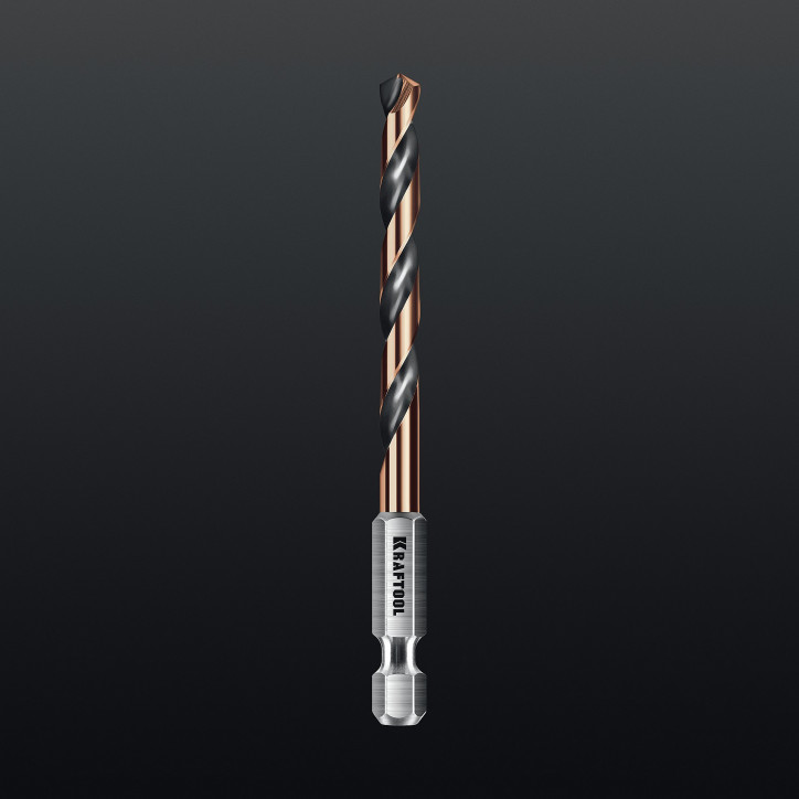 Набор сверл по металлу для винтовёртов и шуруповертов IMPACT READY, НЕХ-1/4", 5 шт